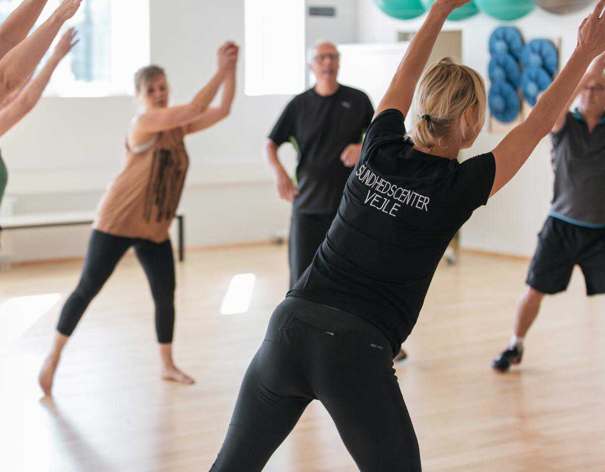 Foto der viser en træningssituation