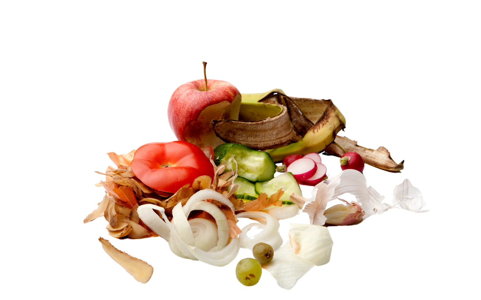Madaffald - En blanding af frugt-, grøntsagsrester og andet bioaffald