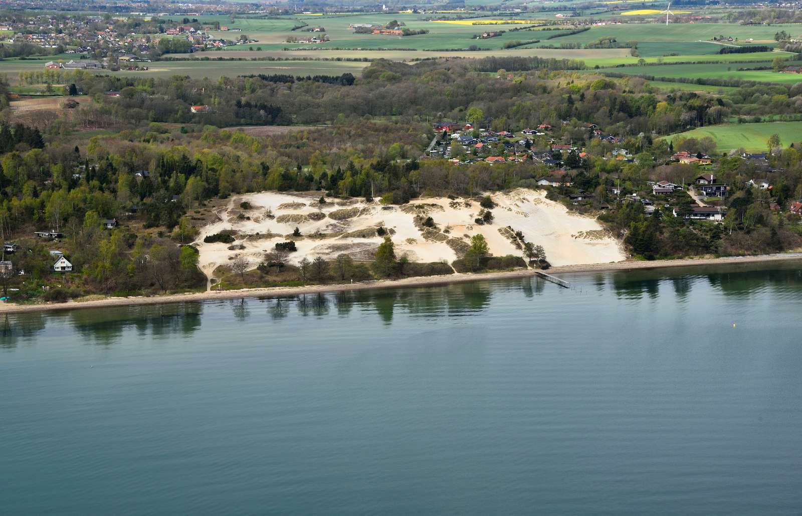 Hvidbjerg Klit set fra oven