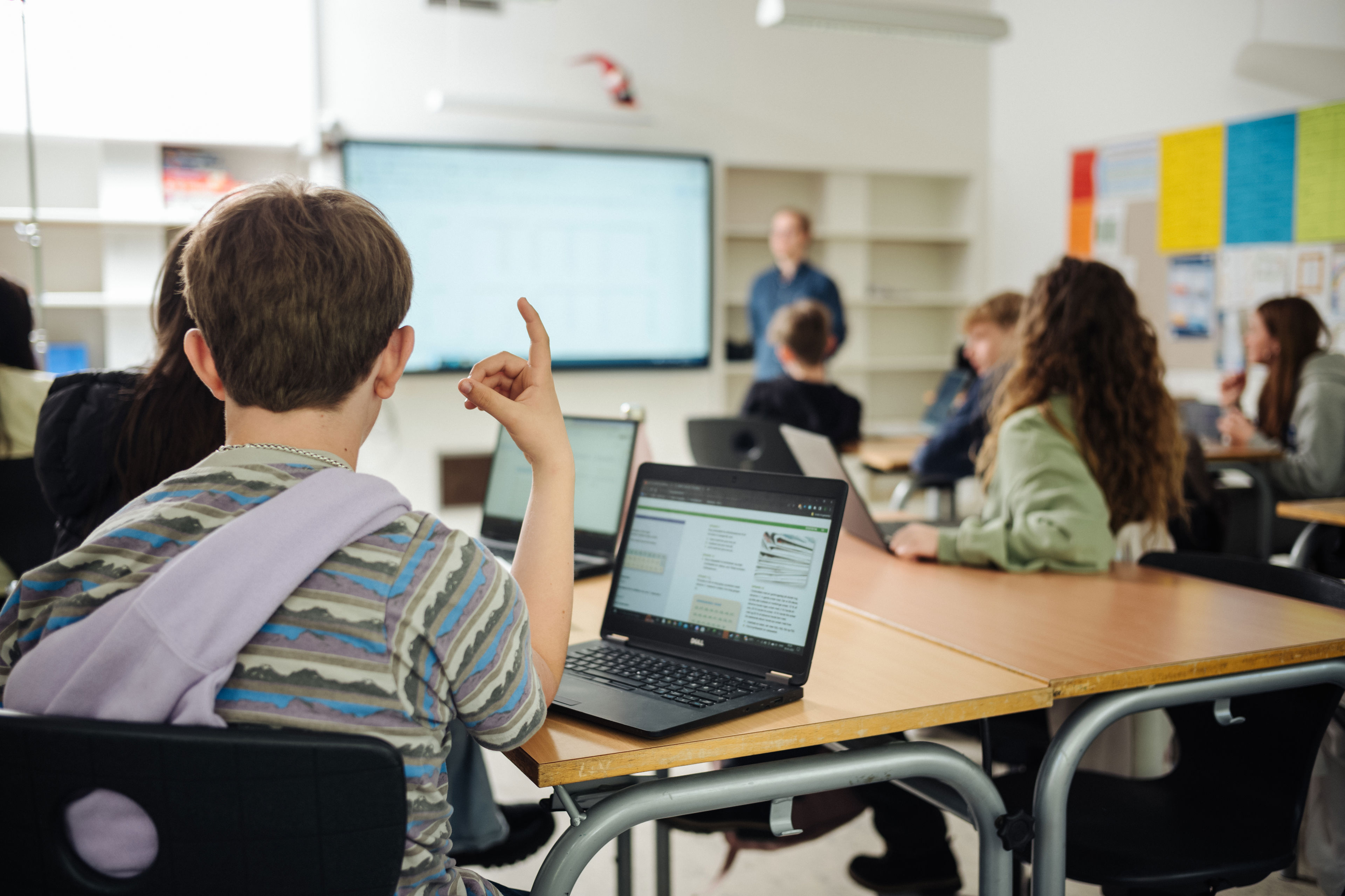 Børn der undervises