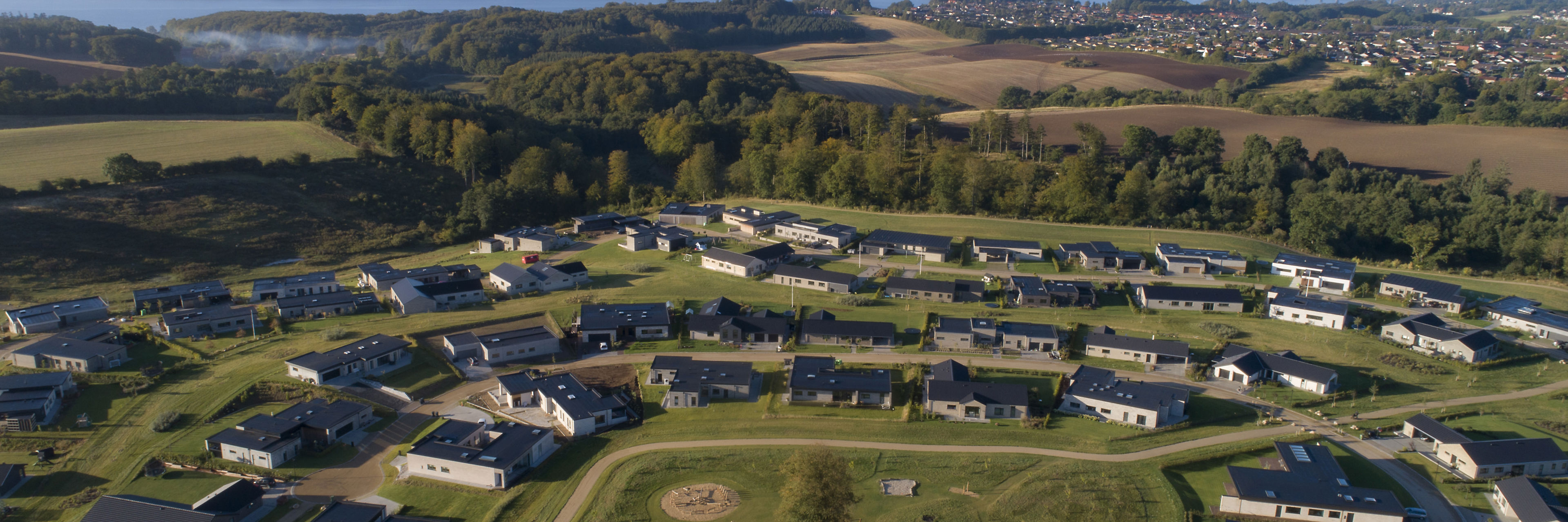 Tirsbæk Bakker set fra oven