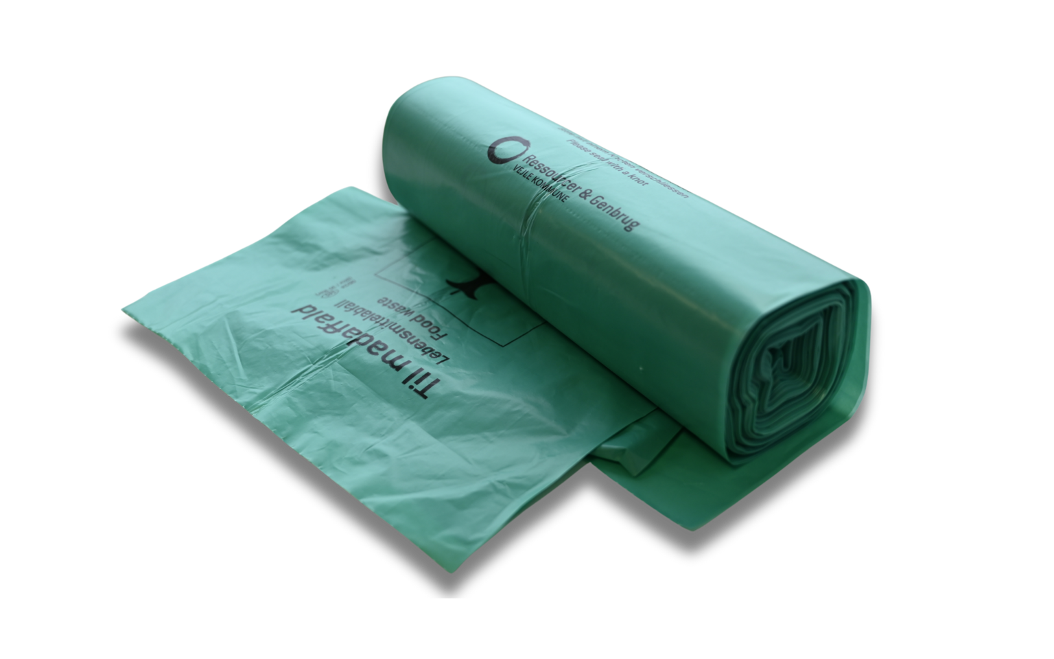 Grønne poser til madaffald.